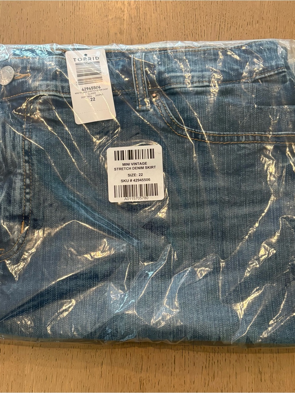Torrid Blue Denim Midi Skirt - Picture 4 of 6